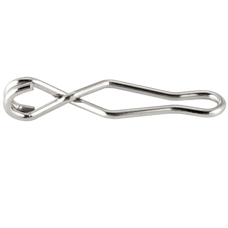 Dr.Fish 20 Pack Speed Clips Stainless Steel Fishing Clips Quick Change Lure Clips Fishing Snaps Freshwater Crankbait Snaps 22LB - Image 1